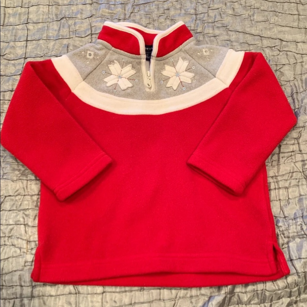 Land’s End Girls Size 3 Fleece Sweater